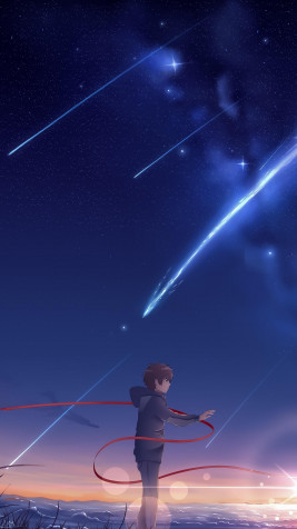 Your Name Tachibana Taki Phone HD Background 1440x2560px