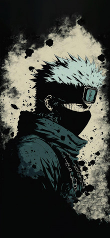 Kakashi Hatake Phone Background 1183x2560px