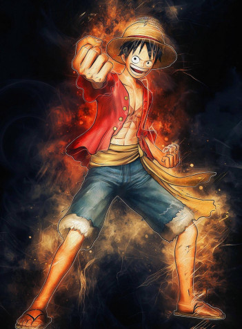 Cool One Piece iPhone Background Image 1418x1920px