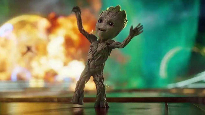 Baby Groot Full HD 1080p Wallpaper 1920x1080px