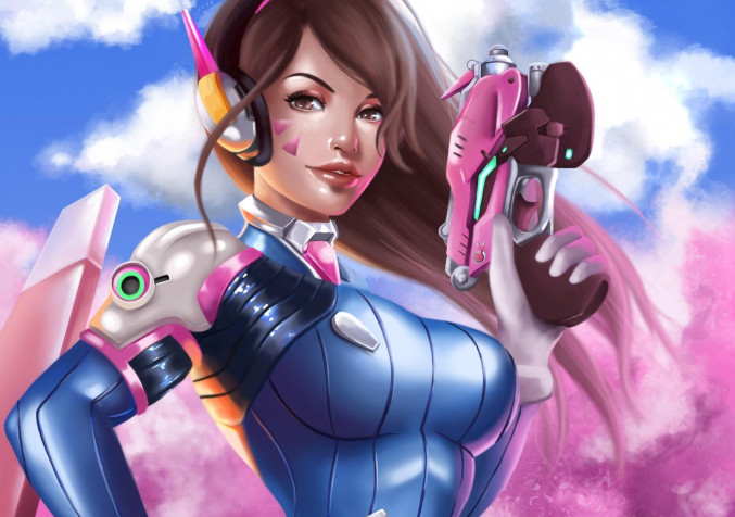 Dva Overwatch Desktop Background 1920x1349px