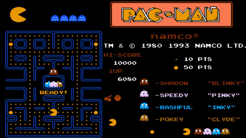 Pacman Full HD 1080p Wallpaper 1920x1080px