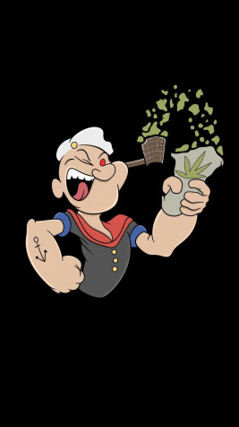 Popeye iPhone Wallpaper Image 1080x1920px