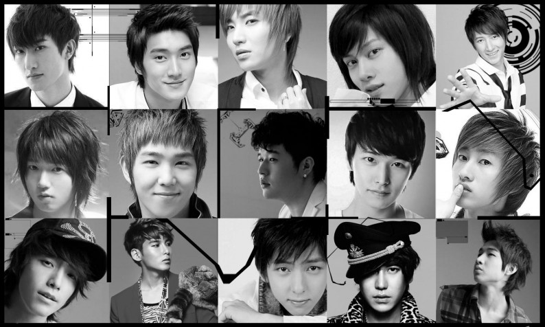 Super Junior Members Laptop Background 1500x900px