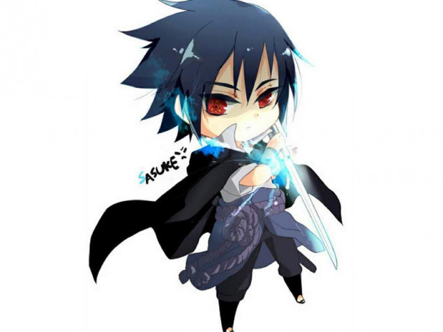 Sasuke Chibi MacBook Background 1200x900px