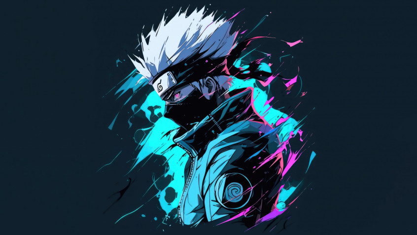 Kakashi Hatake Desktop HD Background 5120x2880px