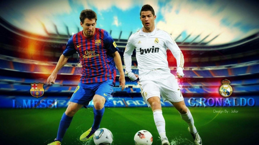 Ronaldo And Messi Full HD 1080p Wallpaper 1920x1080px