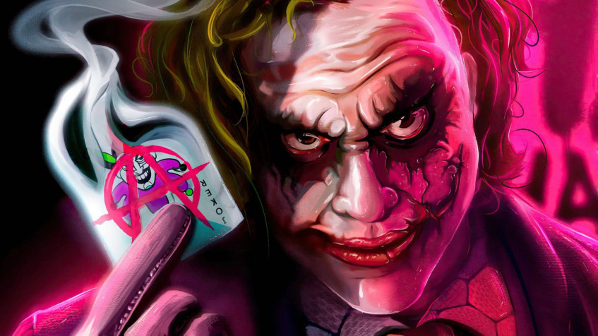 Aesthetic Joker Full HD 1080p Wallpaper 1920x1080px