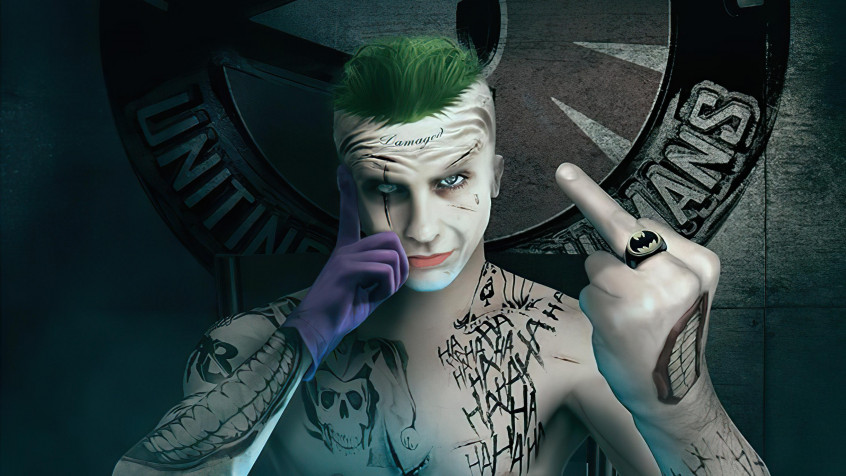 Jared Leto Joker MacBook Wallpaper 3840x2161px