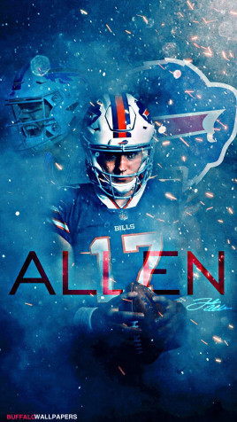 Josh Allen Phone HD Background 1154x2048px