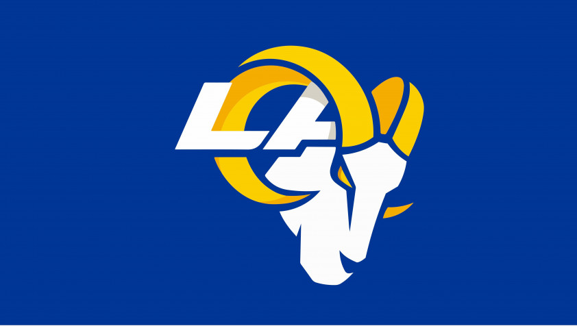 Los Angeles Rams Logo Wallpaper Image 6000x3390px