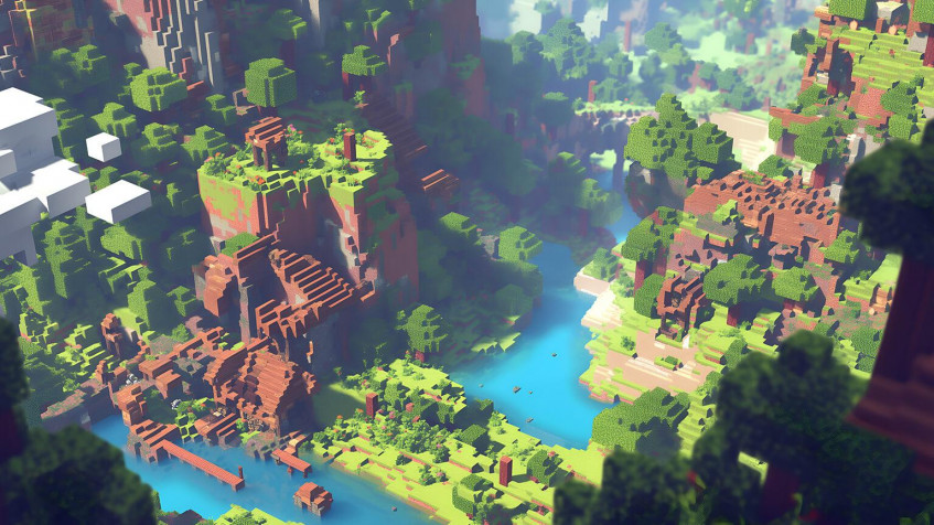 Minecraft Desktop HD Background 1536x864px