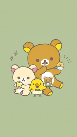 Rilakkuma iPhone Background 1152x2048px