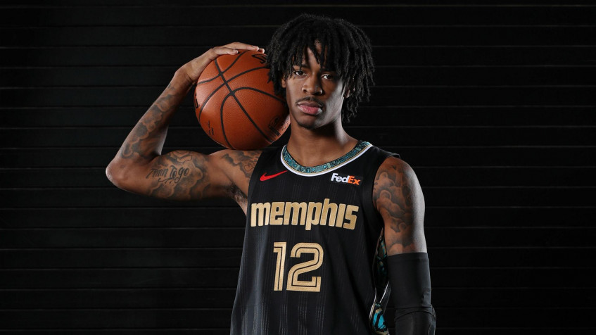 Ja Morant Full HD 1080p Wallpaper 1920x1080px