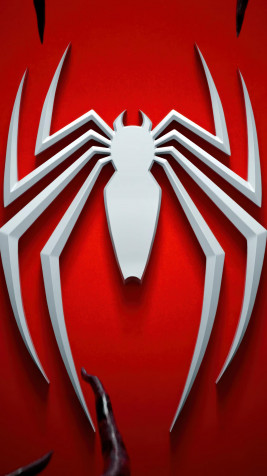 Spiderman Logo 4k Phone Wallpaper 2160x3840px