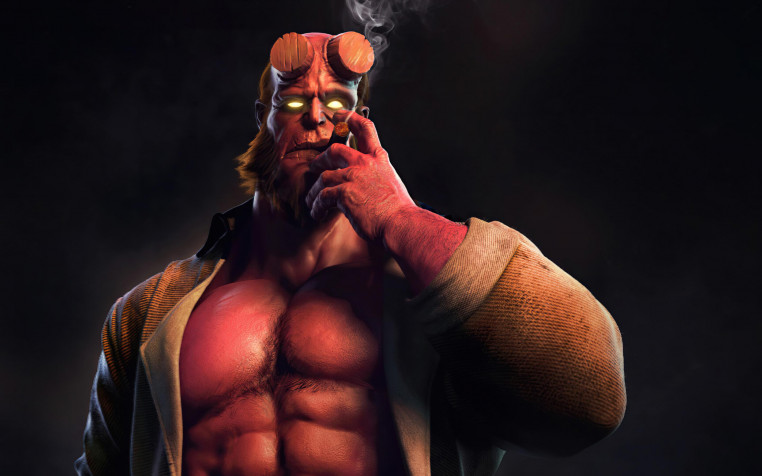 Hellboy Retina Widescreen Wallpaper 2880x1800px