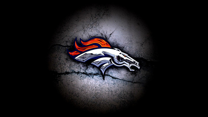 Denver Broncos Logo Full HD 1080p Wallpaper 1920x1080px