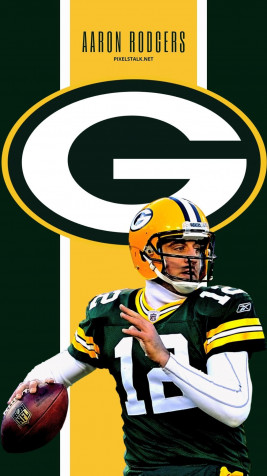 Title Aaron Rodgers Phone Background Image 1080x1920px