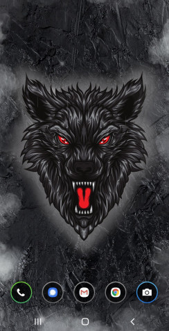 Black Wolf Wallpaper for iPhone 1080x2100px