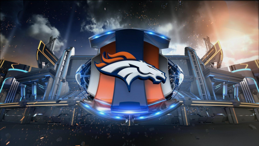 Denver Broncos Logo Full HD 1080p Wallpaper 1920x1080px