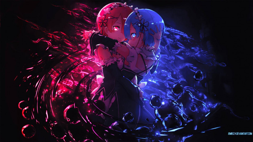 Re Zero Full HD 1080p Wallpaper 1920x1080px