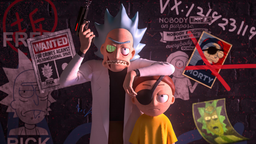 Rick And Morty Hd 4k UHD Wallpaper 3840x2160px