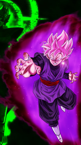 Super Saiyan Rose Goku Black Wallpaper for Mobile 1440x2560px