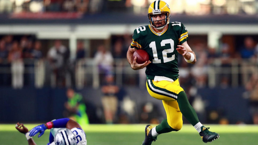 Title Aaron Rodgers Full HD 1080p Wallpaper 1920x1080px