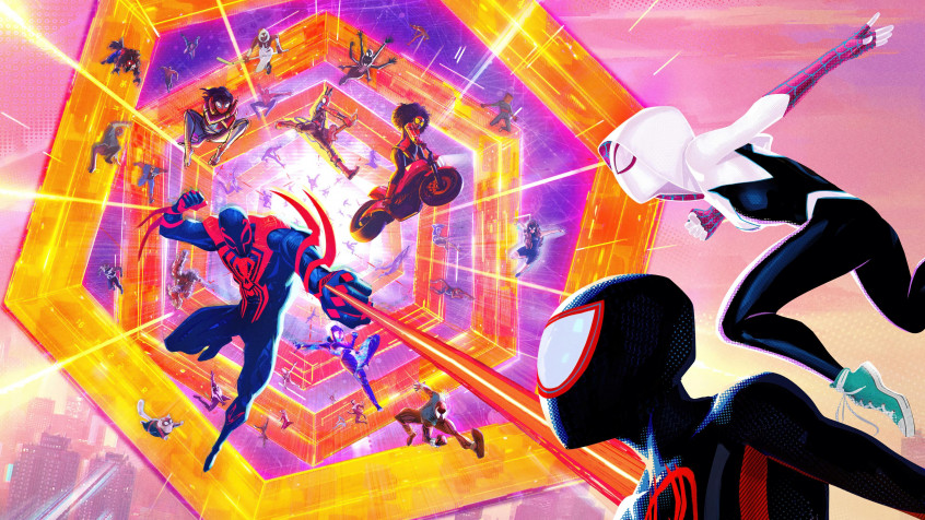 Spiderman Into The Spider Verse 2 4k UHD Wallpaper 3840x2160px