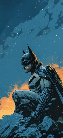 Batman Phone HD Background 738x1600px