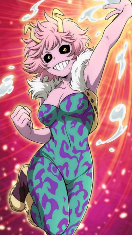 Mina Ashido Phone HD Background 1080x1920px