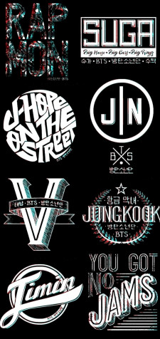 Bts Logo Wallpaper for iPhone 1080x2280px