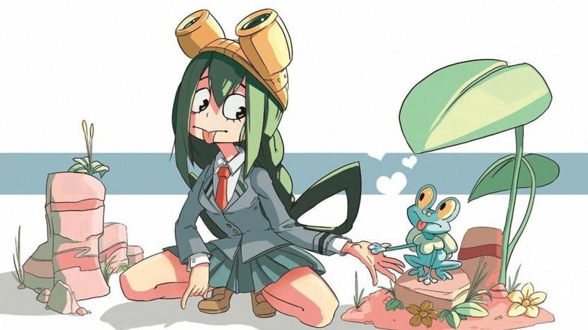 Tsuyu Asui Full HD 1080p Wallpaper 1920x1080px