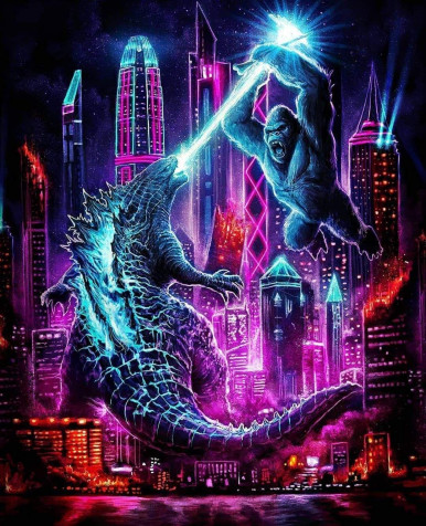 Godzilla Vs Kong Android Wallpaper Image 1080x1330px