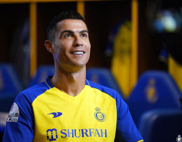 Cristiano Ronaldo Al Nassr HD Background 1024x801px