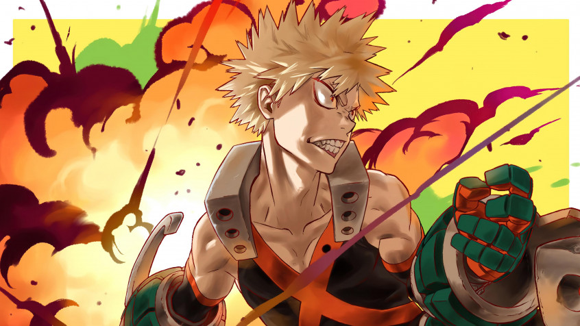 Katsuki Bakugo 4k UHD Wallpaper 3840x2160px