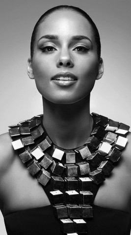 Alicia Keys Phone Background 800x1422px