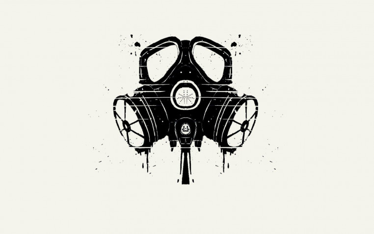 Gas Mask Widescreen HD Wallpaper 1920x1200px