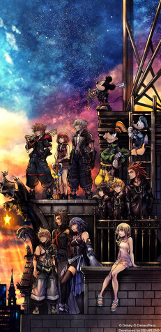 Kingdom Hearts iPhone Background Image 1440x2960px