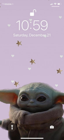 Baby Yoda iPhone Wallpaper 1080x2338px