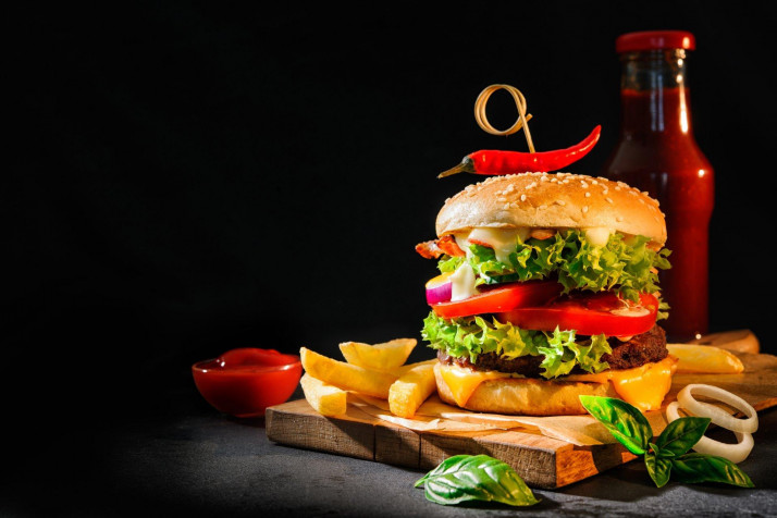 Burger Desktop HD Wallpaper 1920x1280px