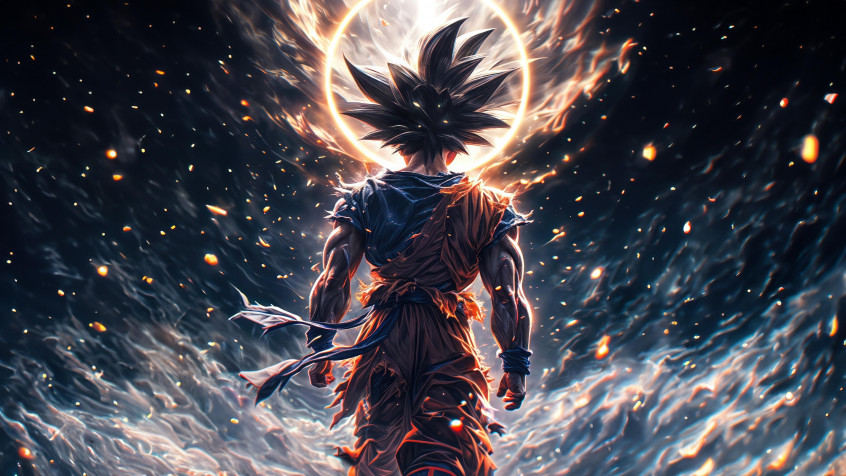 Goku Wallpaper Image 8534x4800px