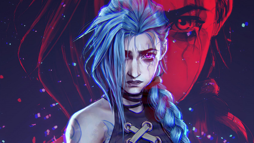 Arcane Jinx 4k UHD Wallpaper 3840x2160px