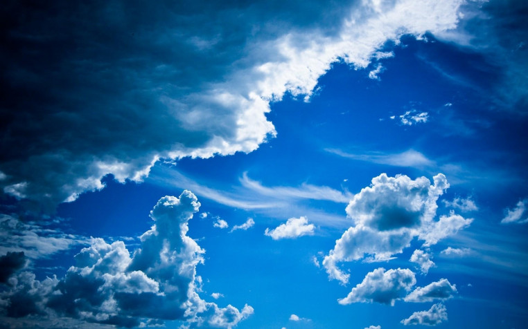 Beautiful Sky Clouds Widescreen HD Wallpaper 1920x1200px