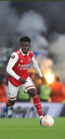 Bukayo Saka Phone Wallpaper 1080x2303px