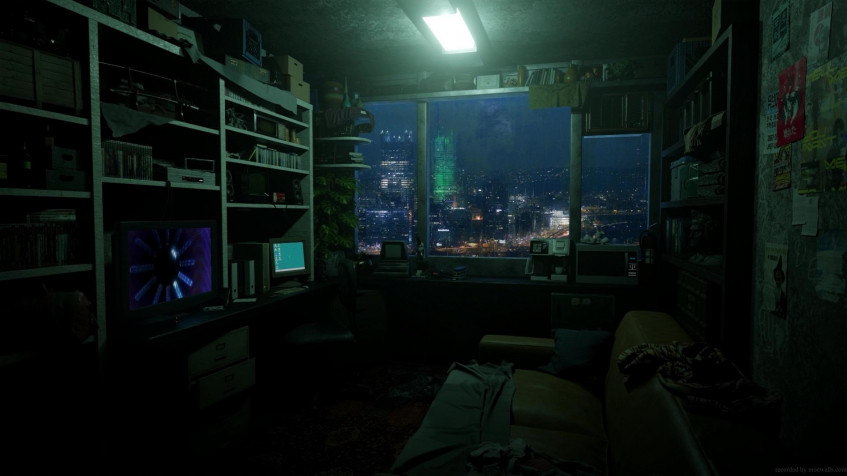 Hacker Room Full HD 1080p Wallpaper 1920x1080px