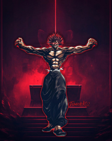 Yujiro Hanma Phone Wallpaper 2048x2560px