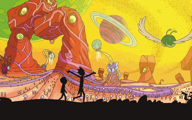 Rick And Morty Hd Desktop HD Background 2560x1600px