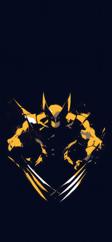 Wolverine Phone HD Background 1183x2560px