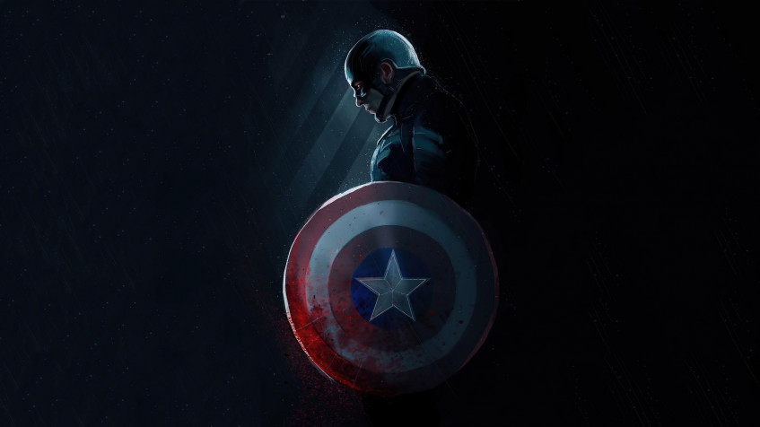 Cool Captain America Full HD 1080p Wallpaper 1920x1080px